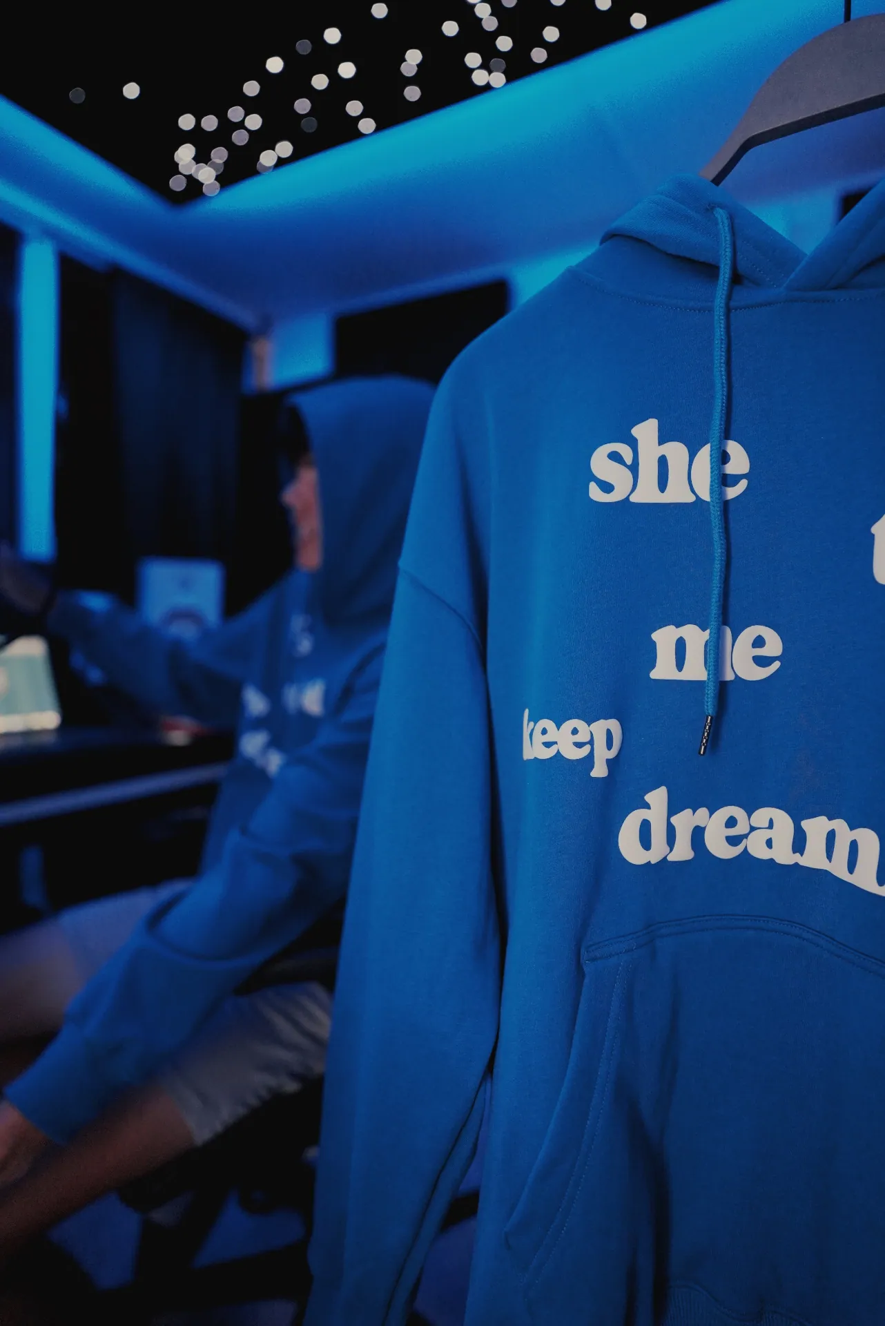 She Told Me Keep Dreaming Hoodie — view 5