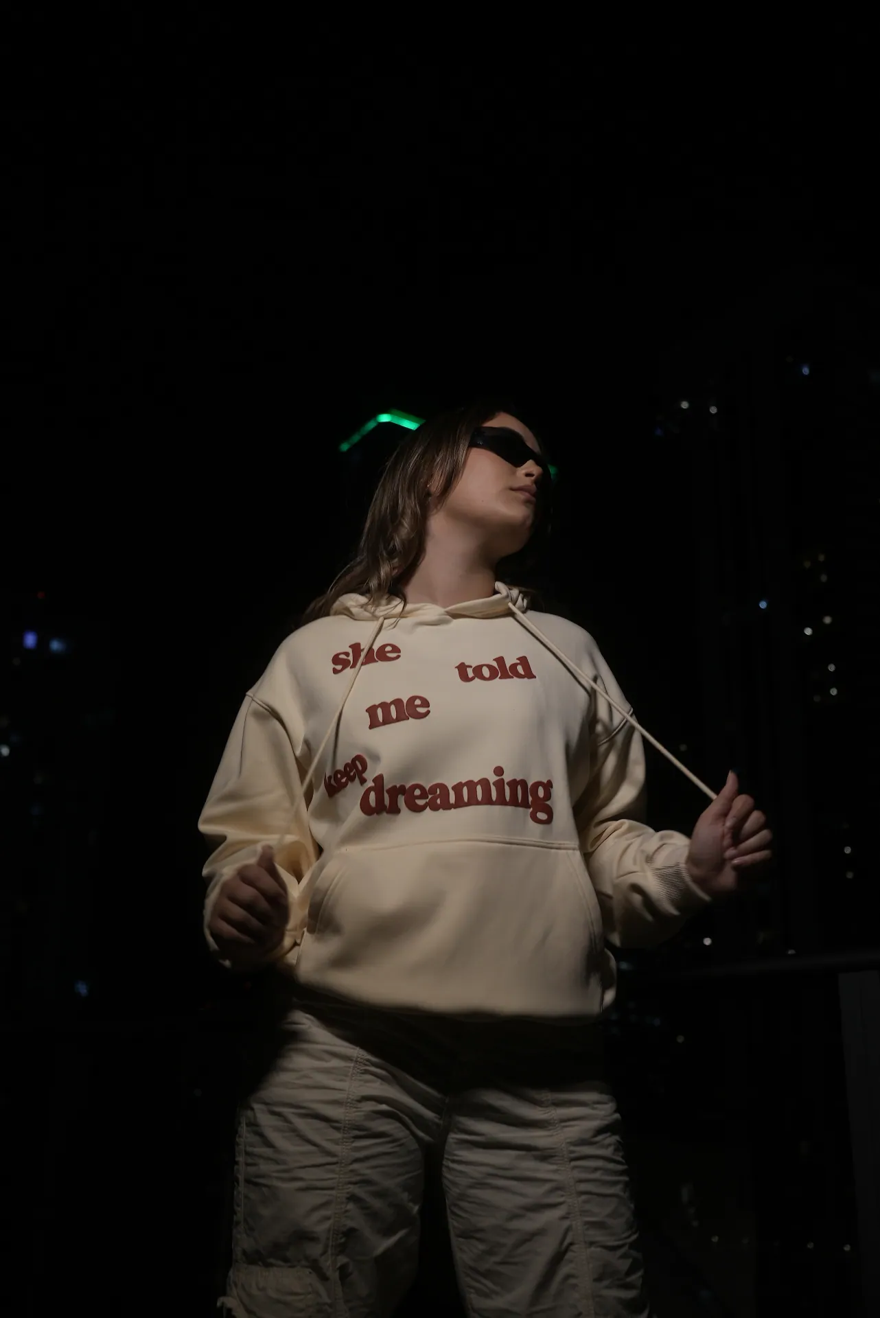 She Told Me Keep Dreaming Hoodie — view 2
