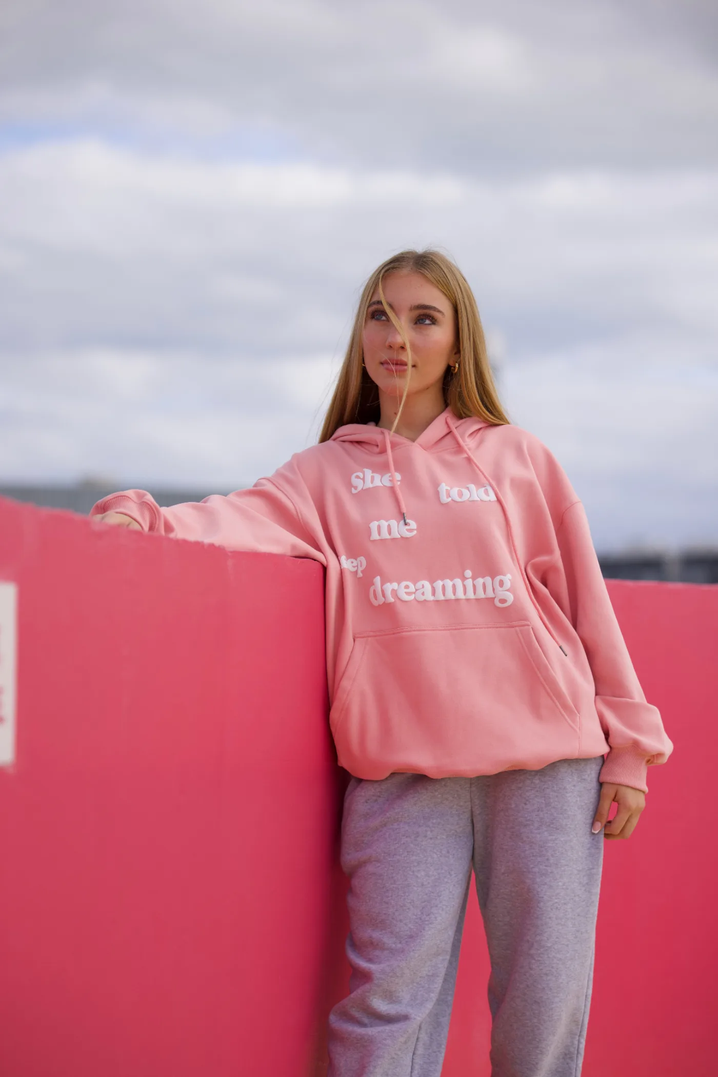 She Told Me Keep Dreaming Hoodie — view 2
