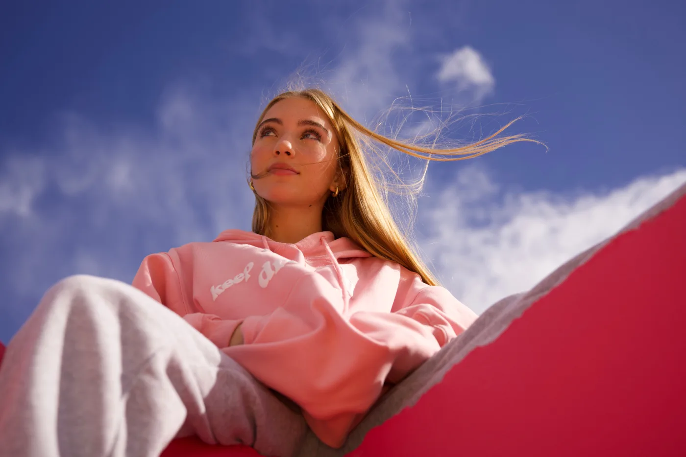 She Told Me Keep Dreaming Hoodie — view 3